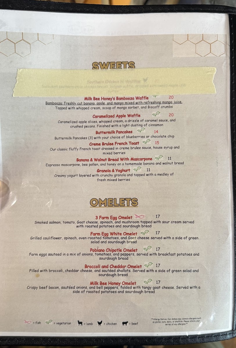 Milk And Honey Cafe Menu - Image 4