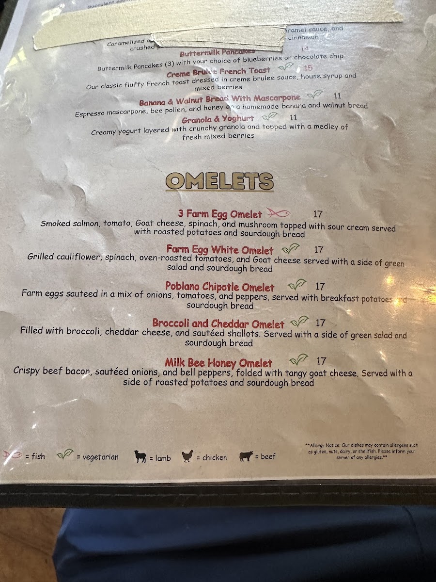 Milk And Honey Cafe Menu - Image 6